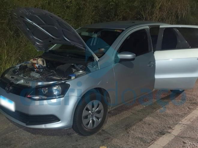 O carro que estava com placas clonadas foi roubado em Sabará na semana passada
