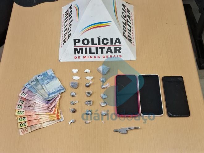 Todos os envolvidos no tráfico de drogas foram presos  e o veículo utilizado no crime foi apreendido