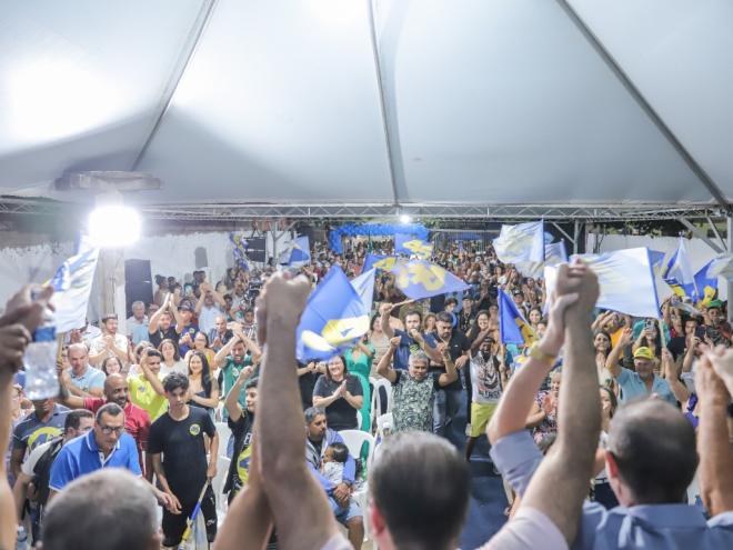 Evento ocorreu na sede, em Belo Oriente, e reuniu apoiadores 