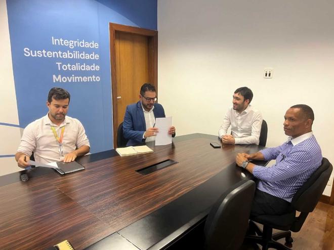 Bruno Morato se reuniu com Guilherme Augusto Duarte de Faria nesta semana, em Belo Horizonte