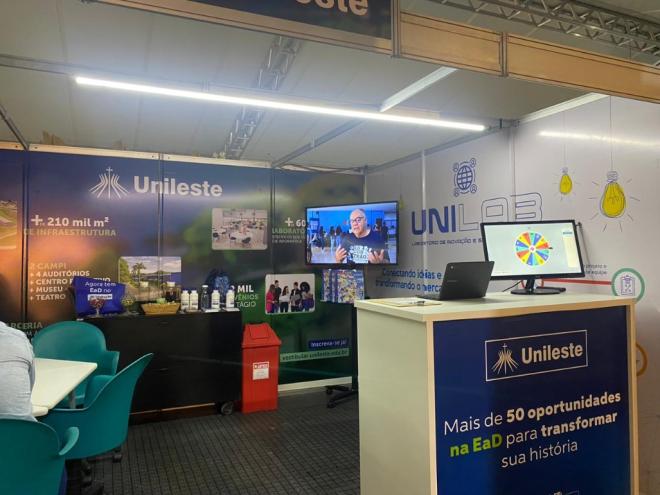 Durante os três dias de evento, o estande do Unileste oferecerá aos visitantes informações detalhadas sobre os cursos 