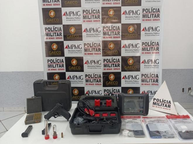 A operação foi deflagrada com o apoio do 12º BPM com sede em Passos/MG e do 43º BPM com sede em São Sebastião do Paraíso/MG