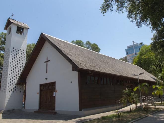 A igreja do Horto foi erguida em 12 dias, para o Natal