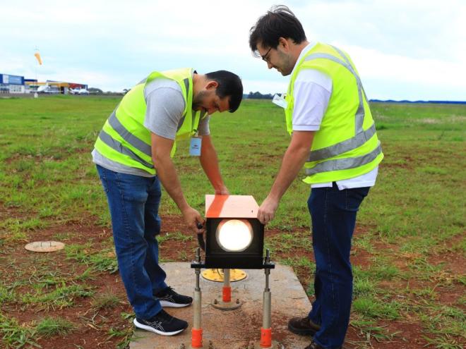 Esboço de como ficará o aeroporto após todas as obras concluídas