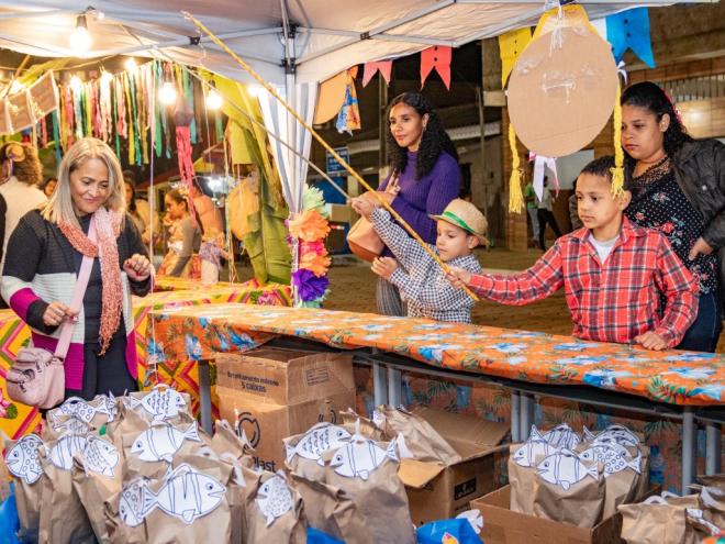 Tradicional festa na zona rural de Ipatinga movimenta a comunidade com shows, quadrilha, fogueira e barraquinhas