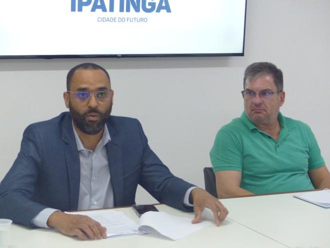 Andrei Gonçalves Ferreira, procurador-geral do município de Ipatinga, e Everton Campos, secretário de Governo