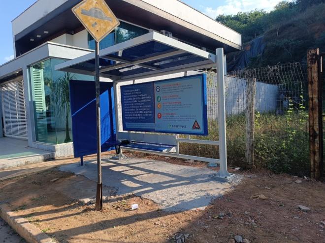 Até o momento já foram instalados 25 novos abrigos 