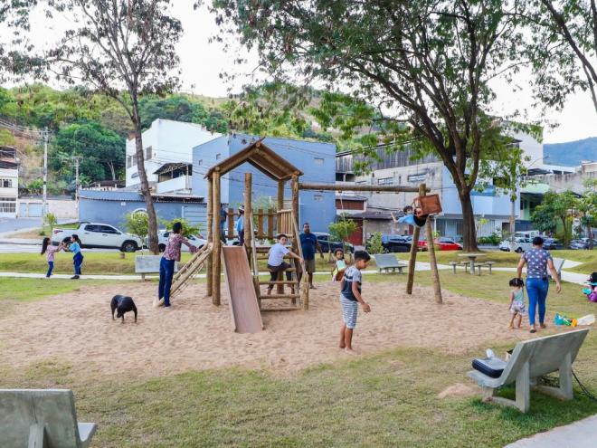 Espaço de convivência com área de recreação e estacionamento para mais de 40 veículos atende  demanda de associação de moradores e foi assegurado graças a TAC formalizado por empresa habitacional junto ao Ministério Público