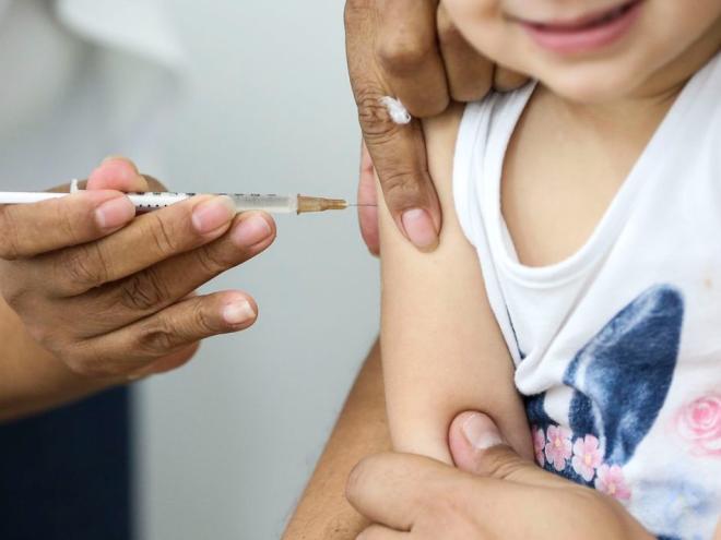 Vacinação infantil continua abaixo da meta preconizada de 90%