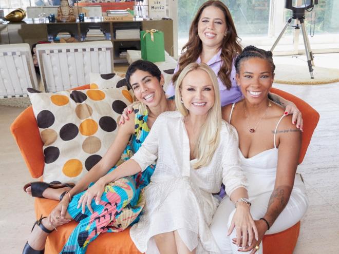 Eliana, Bela Gil, Tati Machado e Rita Batista: ''Saia Justa''