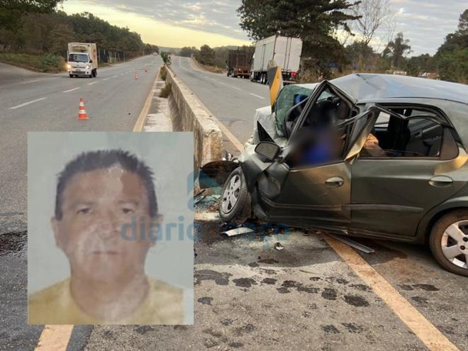 Antônio não resistiu ao violento impacto contra a mureta e morreu no local