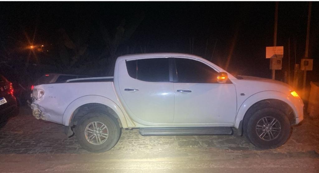 Motorista da caminhonete apresentou versão que não convenceu os policiais no local do acidente