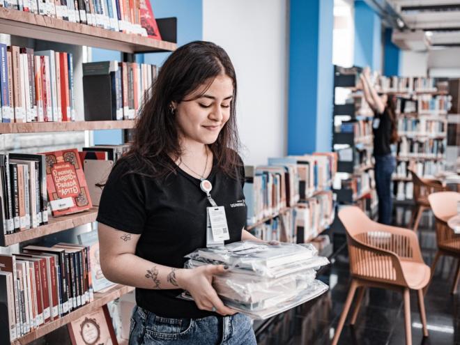 A Biblioteca de Ideias também está aberta ao público