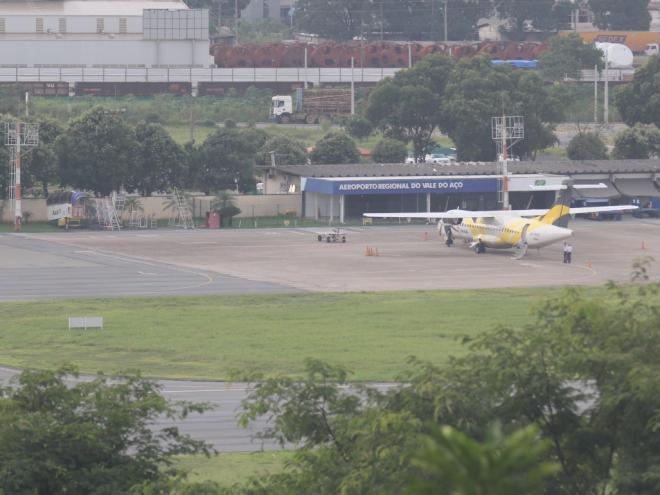 Áreas destinadas à divulgação ficam na parte interna e também externa do aeródromo
