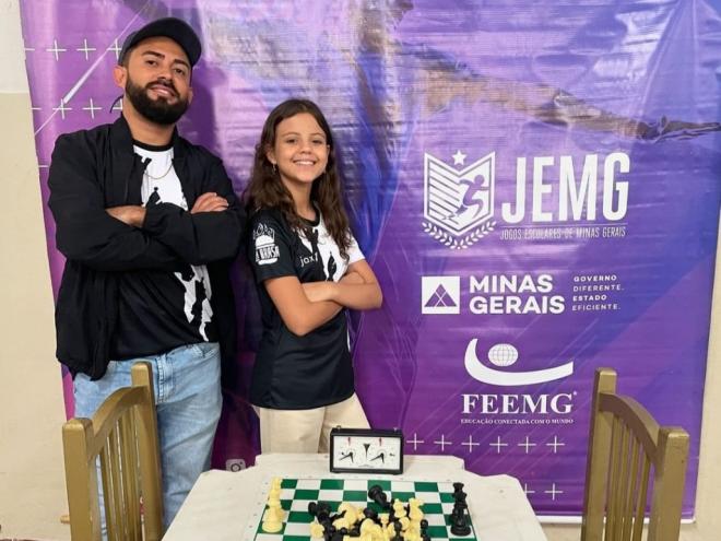 Laís tem apenas 12 anos e é aluna do 6º ano do CSFX 