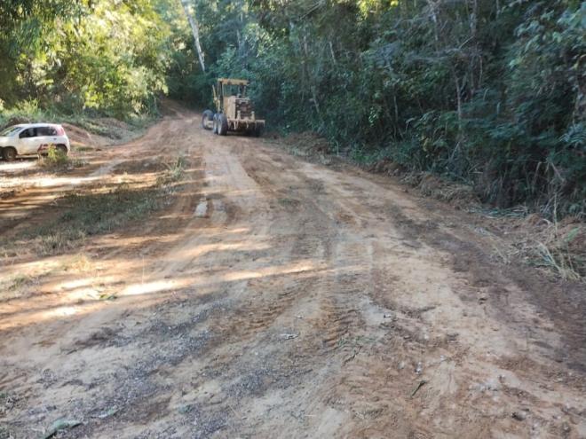 Governo de Marliéria executou uma recente manutenção na estrada para organizar a licitação
