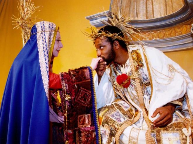 A primeira versão de ''O Auto da Compadecida'' traz personagens que se tornaram clássicos