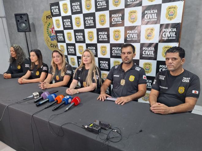 As informações sobre a prisão e a investigação do caso foram divulgadas na tarde desta quinta-feira pela equipe da PCMG 