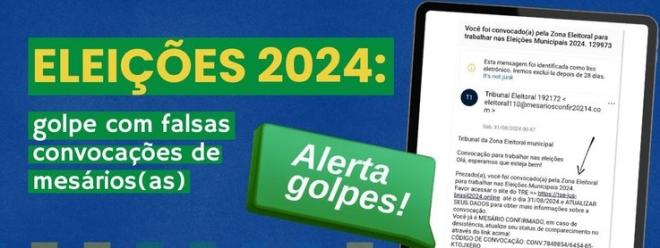 Modelo de mensagem encaminhado pelos golpistas