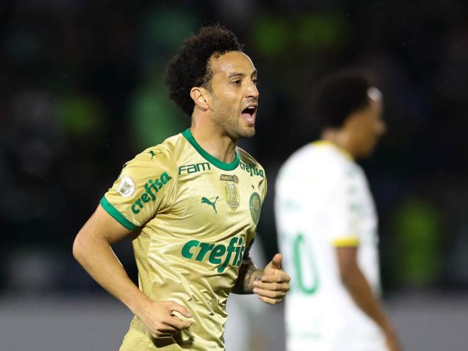 Felipe Anderson foi uma das principais contratações do Palmeiras, que luta pelo título brasileiro