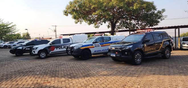 Alvo da operação de hoje estava na cidade de Uberlândia