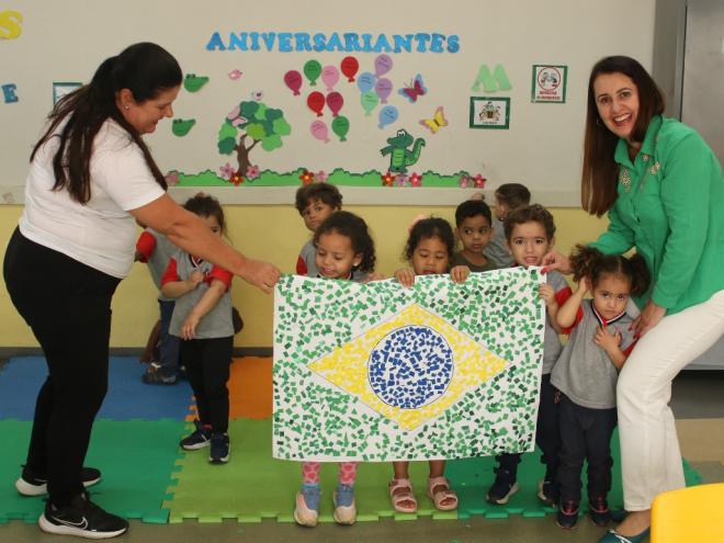 Data cívica será comemorada pelos seis mil alunos da rede municipal com diversas atividades