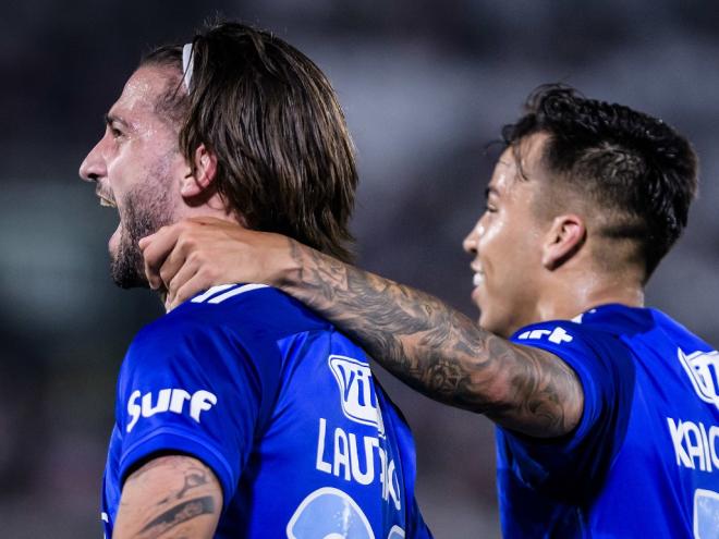 Lautaro Díaz e Kaio Jorge fizeram os dois gols do triunfo sobre o Libertad