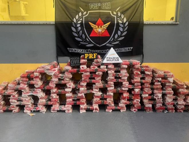 Perícia confirmou que carga de droga pesou 217 Kg de maconha