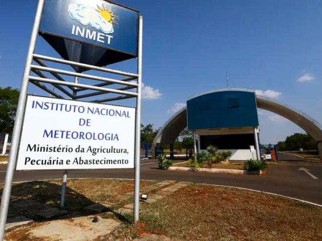 Fachada do instituto nacional de meteorologia (INMET), em Brasília
