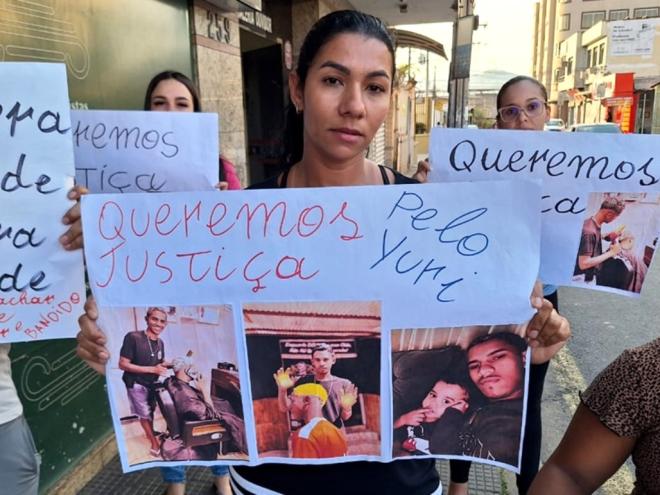 Graciele, amigos e familiares aguardam apreensivos a liberdade do jovem que teria sido preso injustamente