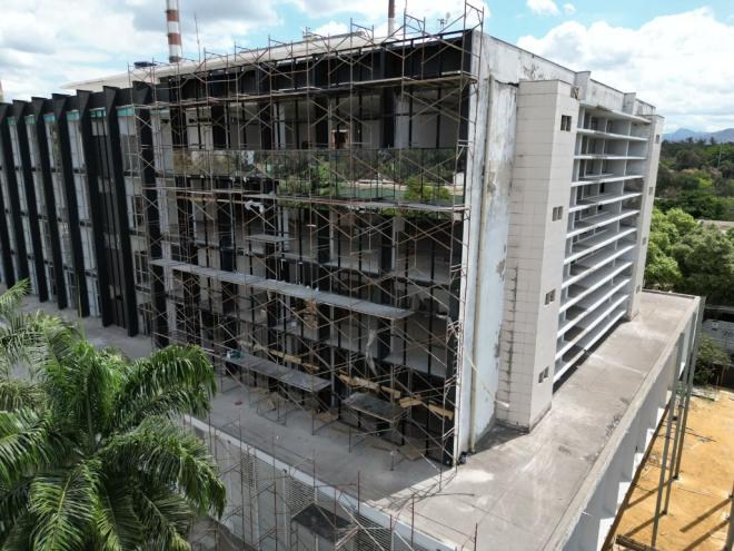 Inaugurado em 29 de janeiro de 1977, o prédio precisava de reestruturação urgente 