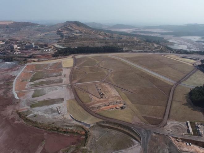 Dique 1A, na mina Conceição, em Itabira, é a 16ª estrutura a montante eliminada pela Vale no Brasil