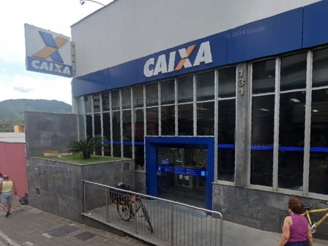 Agência da Caixa localizada no Centro de Coronel Fabriciano