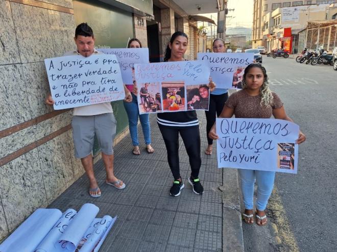 Familiares fizeram diversas manifestações em prol da liberdade de Yuri