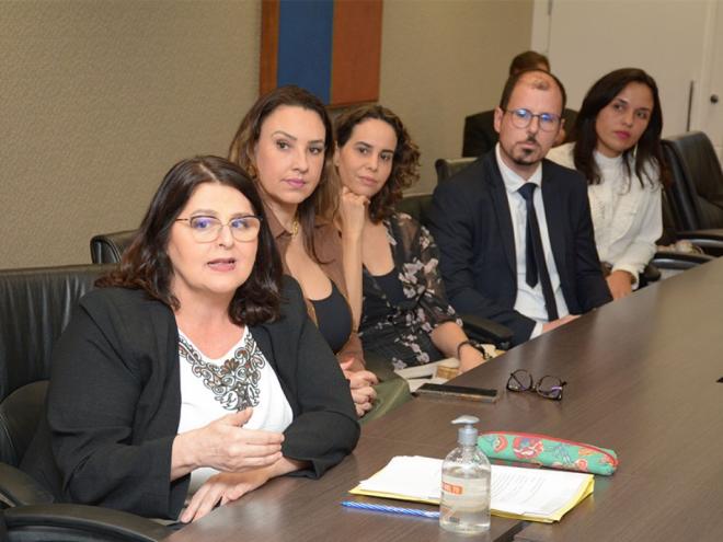 Durante o encontro, a coordenadora do CAO-VD, promotora de Justiça Patrícia Habkouk, destacou o cenário preocupante da violência contra a mulher em Minas Gerais. De acordo com ela, todos os anos, mais de 150 mil novas ocorrências de violência doméstica são registradas