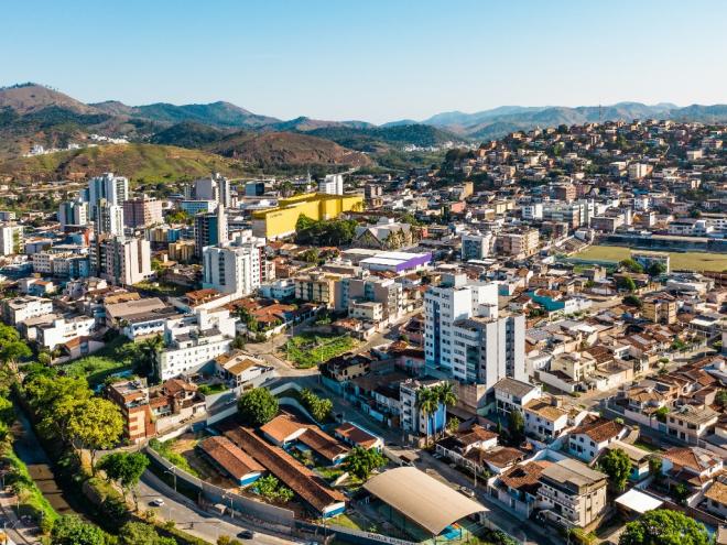 Imagem aérea de Coronel Fabriciano