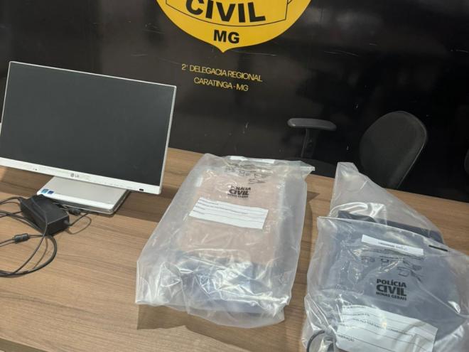 Materiais apreendidos pela PCMG
