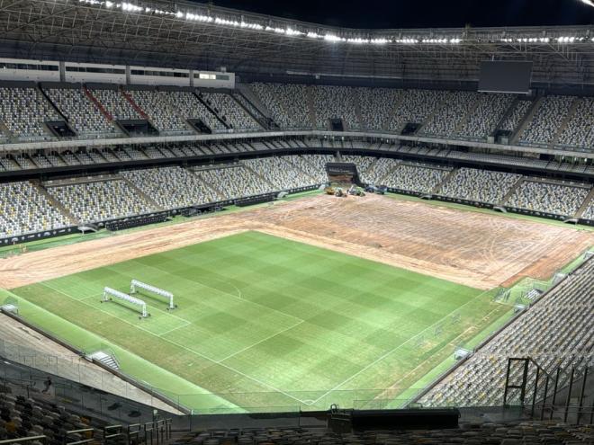 Cerca de 5,5 mil metros quadrados do campo serão substituídos