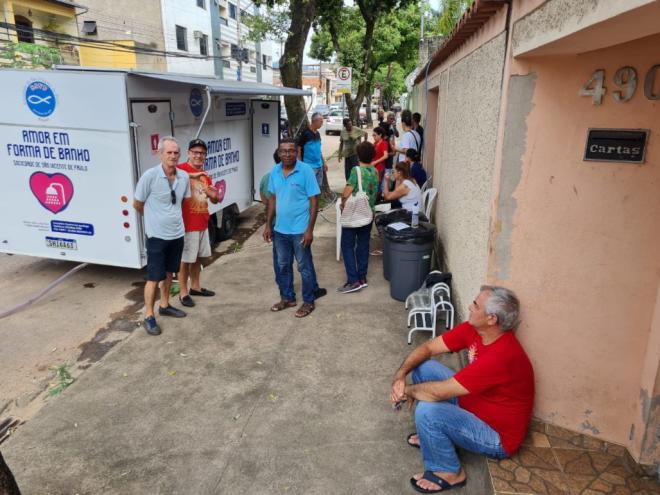 No dia do evento, as pessoas em situação de rua serão encaminhadas ao trailer do projeto 'Amor em forma de banho' 