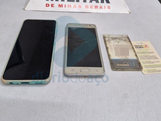 Telefones e outros objetos levado da vítima, cliente de programa sexual, foram recuperados 