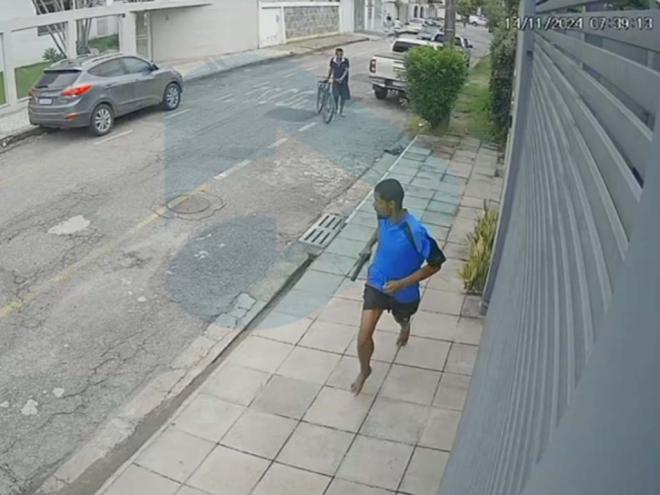 Os assaltantes em fuga foram identificados pelas imagens das câmeras de segurança, localizados no fim da tarde e presos 