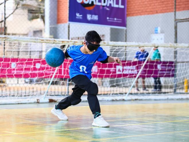 O goalball foi desenvolvido exclusivamente para pessoas com deficiência visual