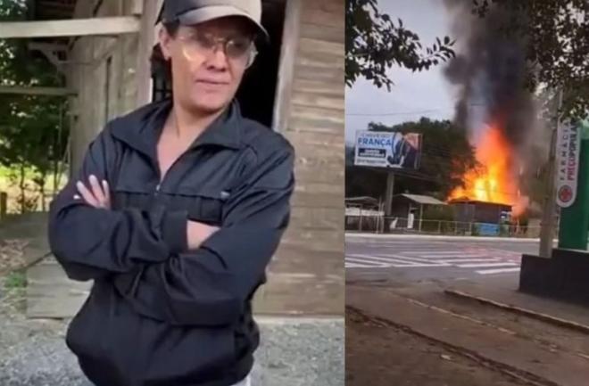 Daiane estava internada no Hospital Tereza Ramos, em Lages, unidade referência para atendimento de queimados