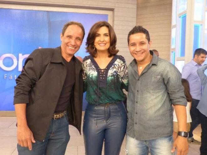 A dupla já participou do Encontro com Fátima Bernardes, em uma edição que comemorava o Dia dos Pais 