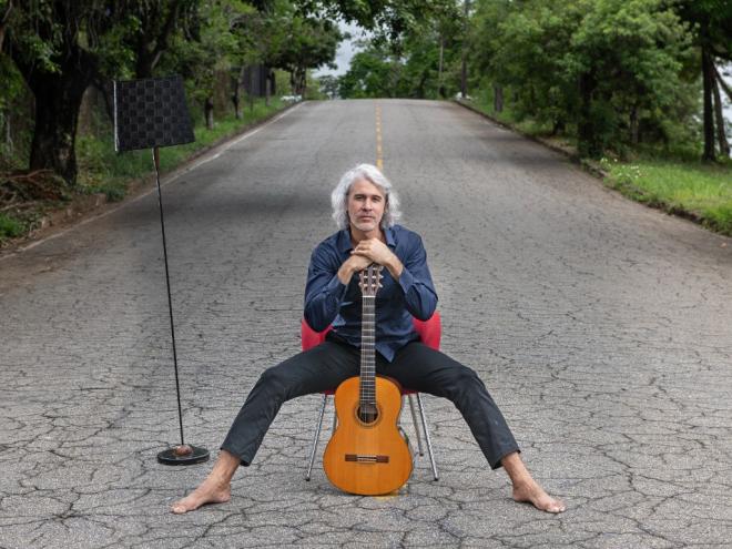 O músico Gustavo Maiah: diversidade de gêneros musicais