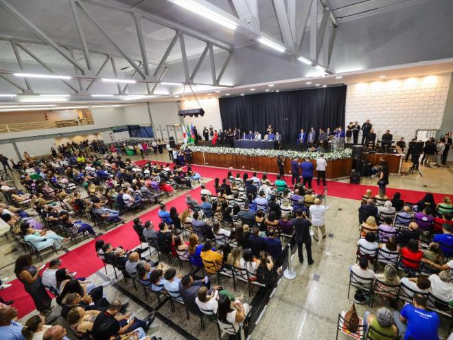 Ipaminas Esporte Clube recebeu a solenidade de posse do prefeito, vice-prefeito e vereadores eleitos