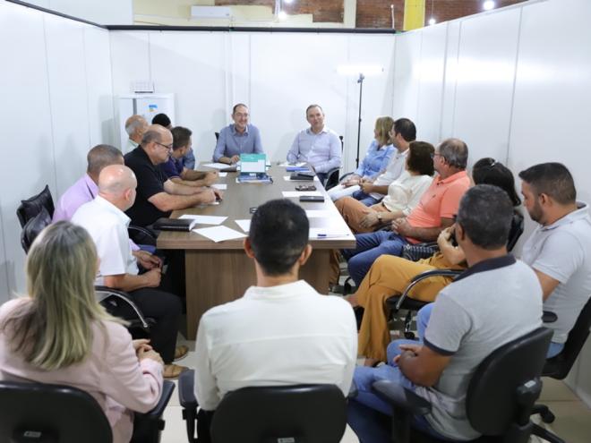 A equipe da nova gestão da cidade se reuniu nesta semana