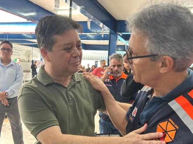Presidente da Acipi, Luís Henrique Alves, reivindicou apoio do governador de Minas para comerciantes atingidos por enchente 