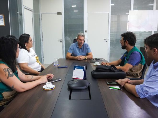 Os técnicos puderam ver de perto os danos causados pela tempestade de dezembro passado