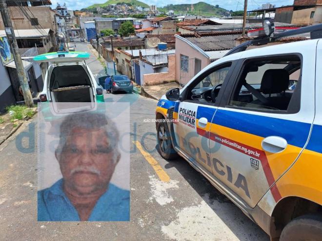 Adão Soares de Oliveira tinha 67 anos e foi morto por espancamento 